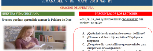 Más información sobre "Adoración en Familia semana del 07052018"