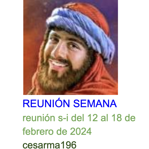 Más información sobre "Reunion s-i del 12 a 18 de febrero de 2024"