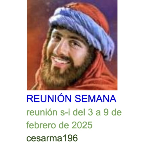 Más información sobre "Reunion s-i del 3 al 9 de febrero de 2025"