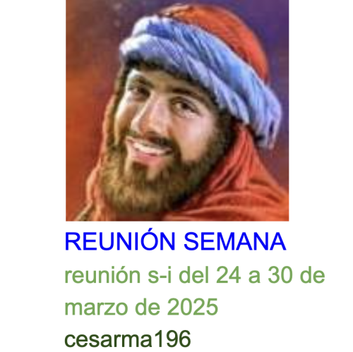 Más información sobre "Reunion s-i del 24 al 30 de marzo de 2025"